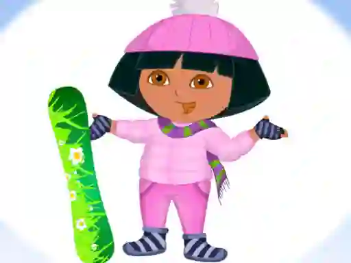 Dora Ski Winter Dressup – kostenloses Online-Spiel