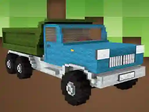 Minecraft Truck Jigsaw – kostenloses Online-Spiel
