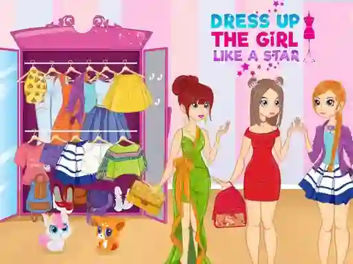 Dress Up The Girl Like A Star – kostenloses Online-Spiel