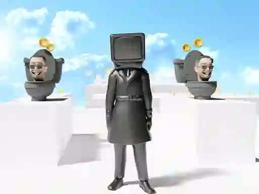 Skibidi Toilet Parkour run – kostenloses Online-Spiel