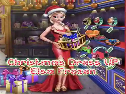 Elsa Frozen Christmas Dress up – kostenloses Online-Spiel