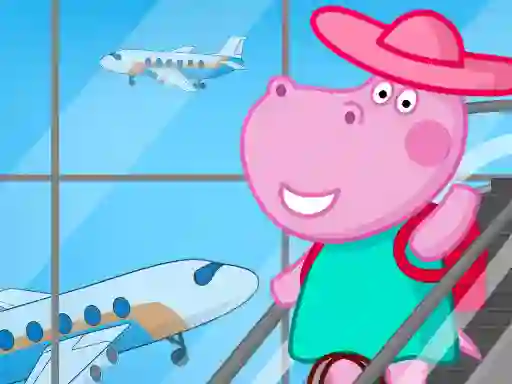 Hippo Family Airport Adventure – kostenloses Online-Spiel