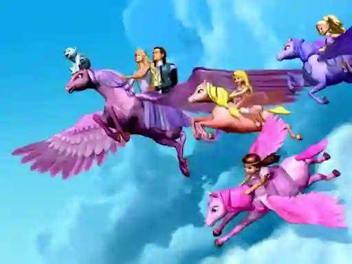 Barbie Magic Pegasus Puzzle – kostenloses Online-Spiel