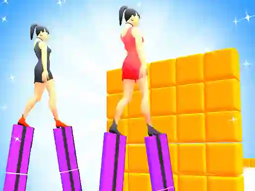 Heels Run Race - Stack Rider – kostenloses Online-Spiel