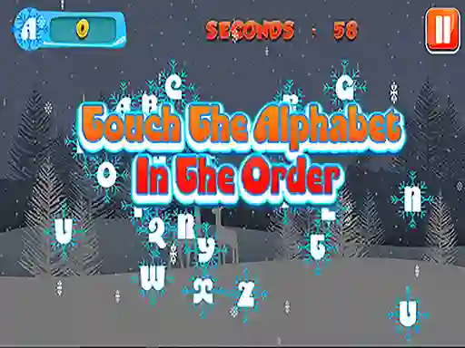 Touch the Alphabet in the Order – kostenloses Online-Spiel