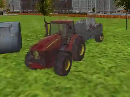 3D city tractor garbage sim – kostenloses Online-Spiel