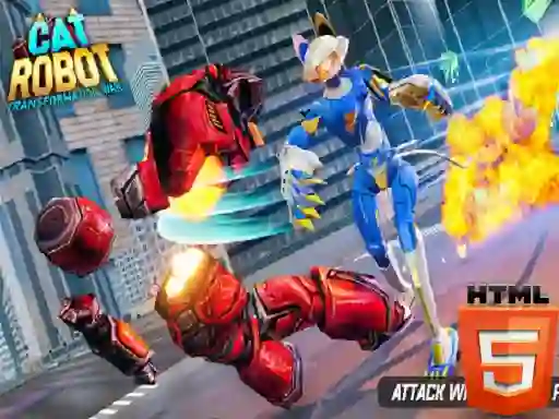 Cat Robot Transform War – kostenloses Online-Spiel
