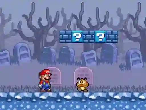 Super Mario Bros Star Scramble 2 Ghost island – kostenloses Online-Spiel