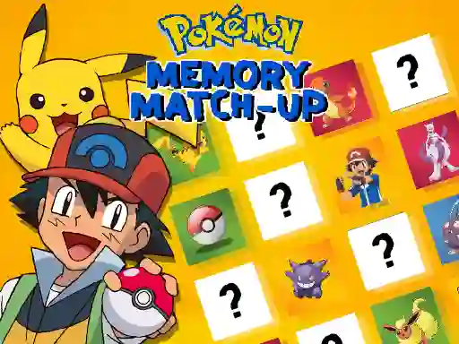 Pokemon Memory Match-Up – kostenloses Online-Spiel