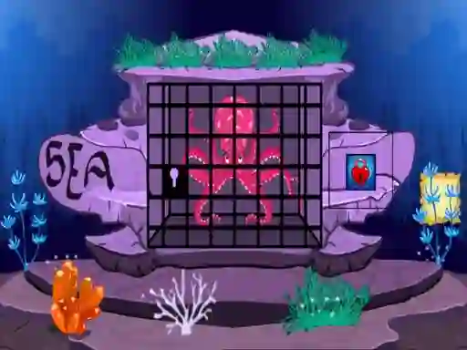 Octopus Escape – kostenloses Online-Spiel