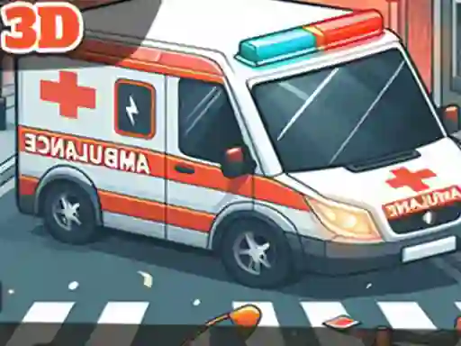 Ambulance Driver 3D – kostenloses Online-Spiel