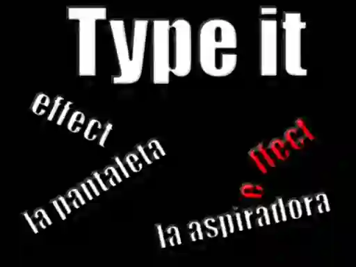 Type it – kostenloses Online-Spiel