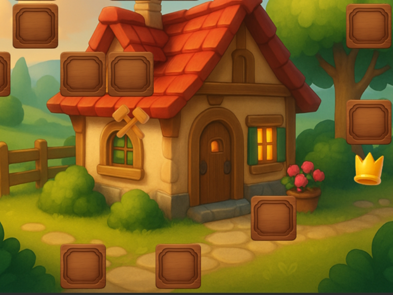 Spiel Charmantes Cottage -Match Online