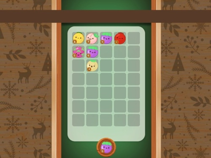 Spiel Würfel -Puzzle -Früchte Online