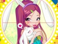 Spiel Winx Bunny Style: Round Puzzle  Online