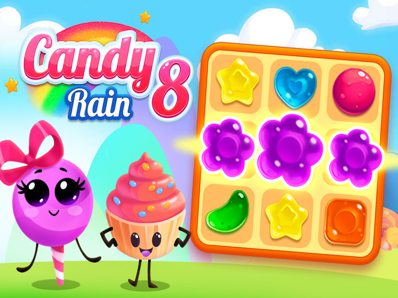 Spiel Süßigkeitenregen 8 Online