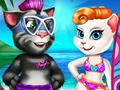 Spiel Angela und Tom Beach Urlaub  Online