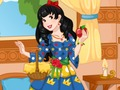 Spiel Schnee-weißes Patchwork-Kleid  Online