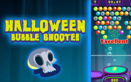 Spiel Halloween Bubble Shooter Online