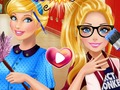 Spiel Rivalität zwischen Aschenputtel und Barbie  Online