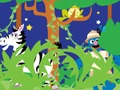 Spiel 123 Sesamstraße: Finde die Tiere  Online