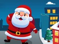 Spiel Der Weihnachtsmann rennt durch die Straßen der Stadt  Online