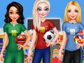 Spiel BFF Princess Vote für Fußball 2018  Online