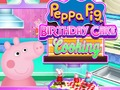 Spiel Peppa Pig Geburtstag Kuchen Kochen  Online
