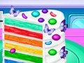 Spiel Vincy kocht Regenbogen-Geburtstagstorte  Online