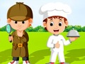 Spiel Kinder und Berufe  Online