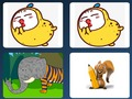 Spiel Lustige Tiere: Zur Erinnerung  Online