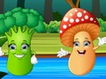 Spiel Treffen mit Gemüsekarten  Online