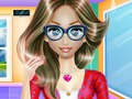 Spiel Nerd-Mädchen: Fitnesskurse  Online