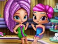 Spiel Shimmer and Shine: prickelnde Gins in der Sauna  Online