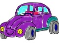 Spiel Cartoon-Auto-Malbuch  Online