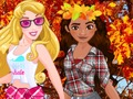 Spiel Prinzessinnen-Herbstflanells  Online