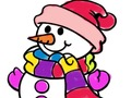 Spiel Winter-Malbuch  Online
