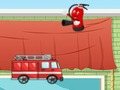 Spiel Verrücktes Feuerwehrauto-Rennen  Online