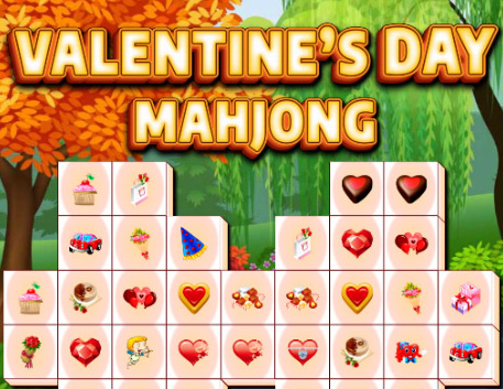 Spiel Valentinstag-Mahjong  Online