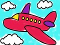 Spiel Flugzeug-Malbuch  Online