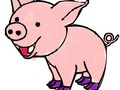 Spiel Schwein-Malbuch  Online