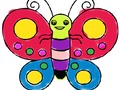 Spiel Schmetterling Malbuch  Online