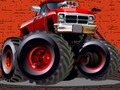 Spiel Verrücktes Monster Trucks Puzzle  Online