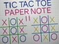 Spiel Tic Tac Toe Papier Hinweis II  Online