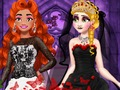 Spiel Prinzessin schwarzes Hochzeitskleid  Online