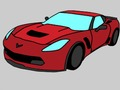 Spiel Amerikanische Autos: Malbuch  Online