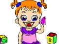 Spiel Zurück in die Schule: Baby Doll Coloring  Online