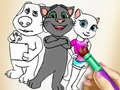 Spiel Kitty Malbuch  Online