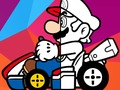 Spiel Mario fahren Malbuch  Online