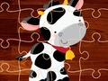 Spiel Cartoon Nutztiere Puzzle  Online